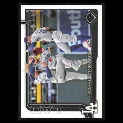 Team Card #255 2025 Topps Los Angeles Dodgers Baseball Card MLB NM — image from Fanatics Collect (ex-PWCC)