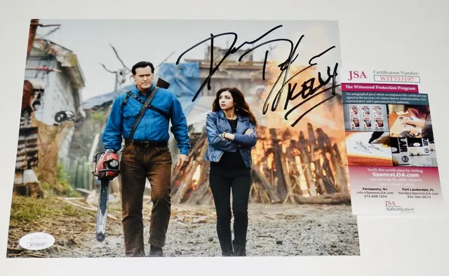 DANA DeLORENZO AUTOGRAPHED 8X10 COLOR PHOTO (ASH vs EVIL DEAD) - JSA COA! — image from Fanatics Collect (ex-PWCC)