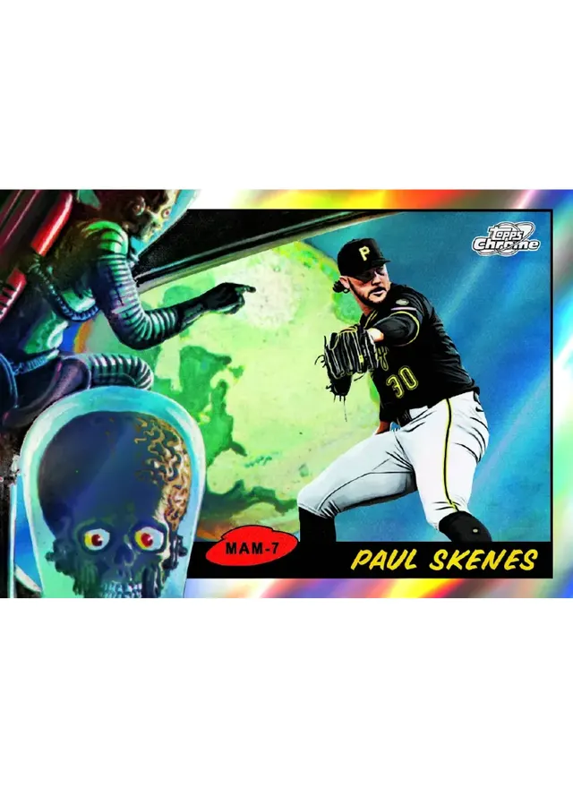 Mars Attacks MLB® Descends on 2026 Topps Cosmic Chrome® Baseball | Behind the Design — image from Topps