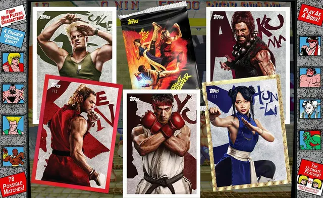 Topps and Street Fighter Reunite with New Trading Cards for the Upcoming Film — image from Sole Retriever