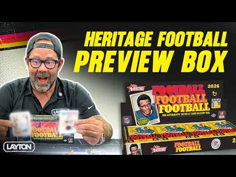 Brief Box Break: 2026 Topps Heritage Football Blaster — image from Sports Collectors Daily