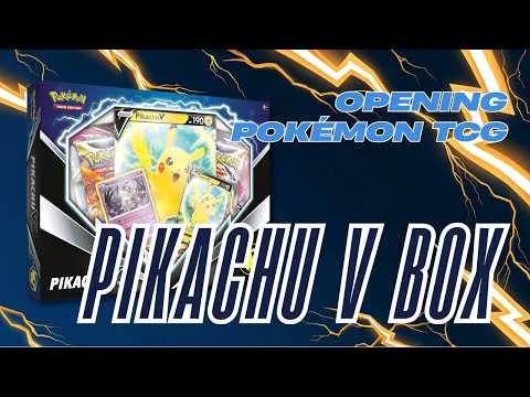 Opening Pokémon TCG: Pikachu V Box | Full Unboxing 🔥 — image from YouTube