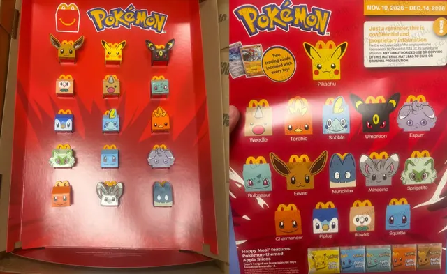 The McDonald’s x Pokémon Happy Meal Collab Has Been Revealed — image from Sole Retriever