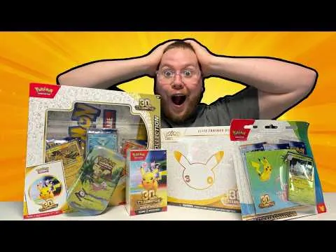 MY BEST POKÉMON PACK OPENING EVER?! (30th Celebration) — image from YouTube