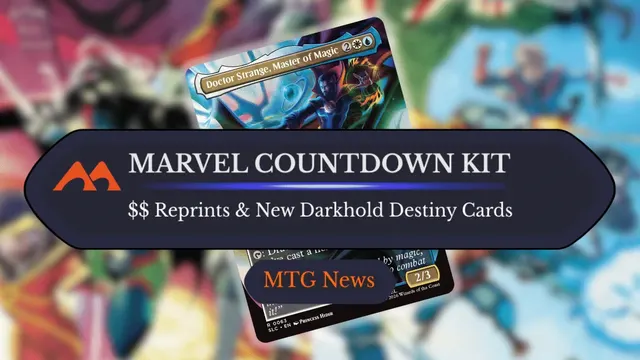 30-Card Marvel Countdown Kit Includes $250 Worth of Reprints, Plus 2 New MTG Cards — image from Draftsim