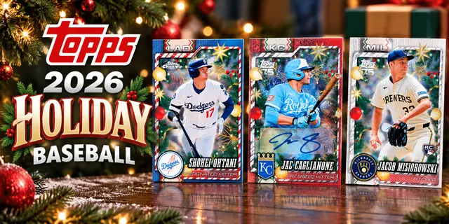 2026 Topps Holiday Baseball Bring a Taste of the Holidays to Early Fall — image from Cardlines