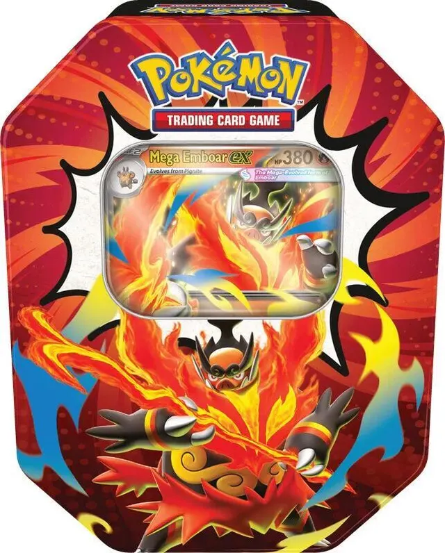 Ascended Heroes Tin [Mega Emboar ex] — image from Fanatics Collect (ex-PWCC)