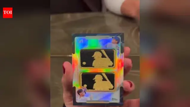 An Ohio customer pulled a one-of-one Shohei Ohtani and Aaron Judge baseball card from a $2025… — image from The Times of India