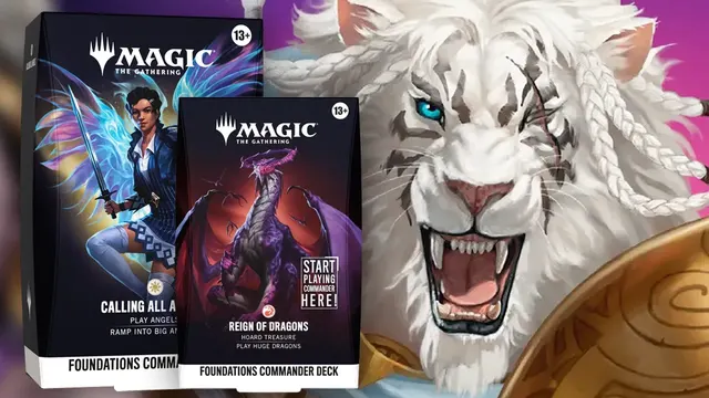 MTG's New Foundations Commander Decks Return to Online Retailers After Stock Shortages — image from IGN