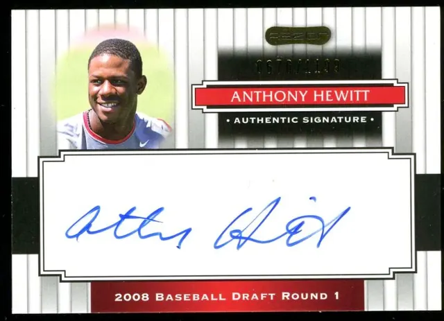 Anthony Hewitt 2008 Razor Autograph — image from Fanatics Collect (ex-PWCC)