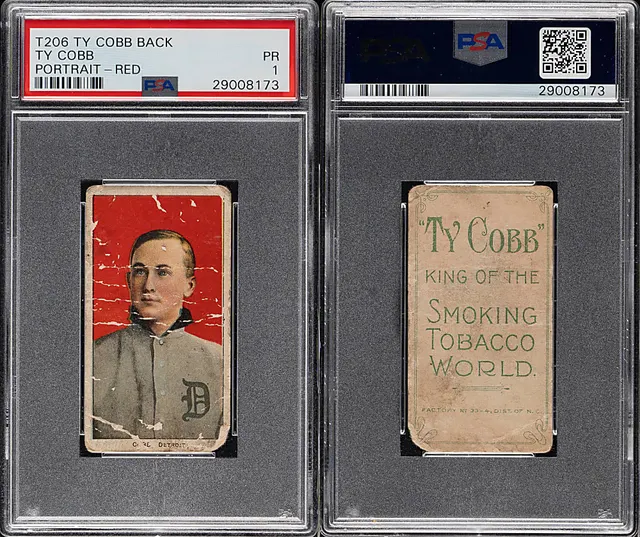 Ty Cobb cards a hit in REA auction — image from Sports Collectors Digest