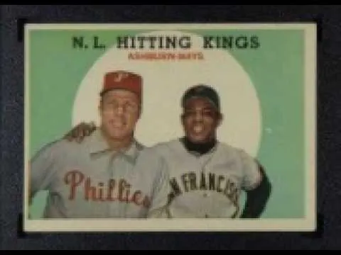 SGC 1959 Topps Reveal Stan Musial Ashburn/Mays Frank Robinson Yogi Berra Al Kaline Warren Spahn — image from YouTube