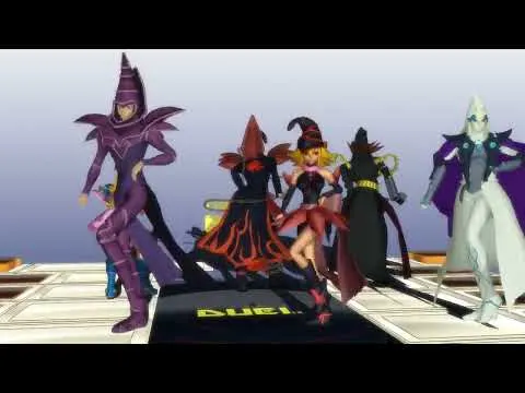 [Yu-Gi-Oh MMD] All 6 Magicians Dancing😜 — image from YouTube
