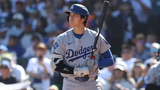 Shohei Ohtani 1-of-1 Autograph MLB Logoman Patch Card Sells for $3.2M, Sets Dodgers Record — image from Bleacher Report