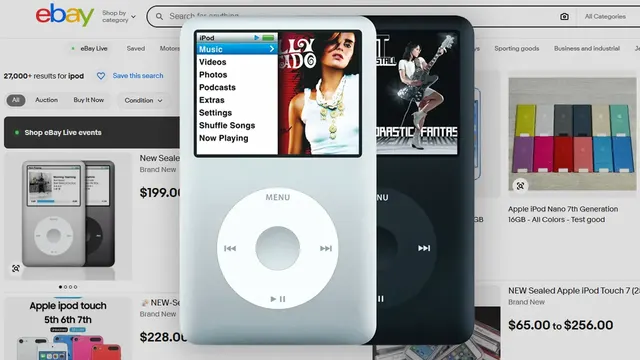25 Years Since Its Reveal, and People Still Search for iPods “Every Two Seconds” on eBay — image from IGN