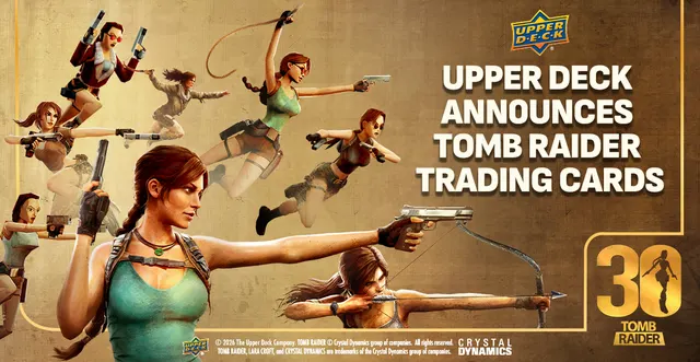 UPPER DECK ANNOUNCES TOMB RAIDER TRADING CARDS — image from Upper Deck