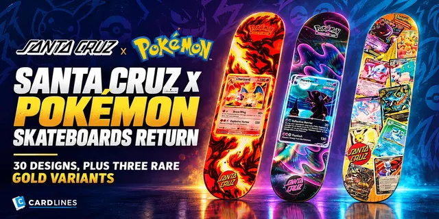 Santa Cruz x Pokémon TCG Skateboards: Everything To Know Before You Buy — image from Cardlines