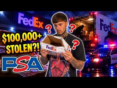 *My $100,000 PSA Order Was STOLEN…💔 — image from YouTube