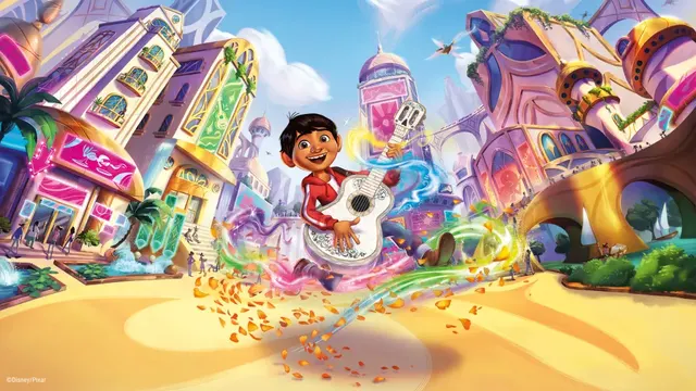 Disney Springs Implementing Virtual Queue for Disney Lorcana: Hyperia City Release — image from WDW News Today