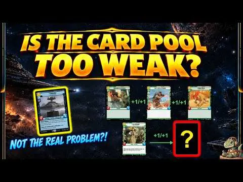 Is the current Card Pool too weak? Deep dive on the current cards in Star Wars Unlimited — image from YouTube