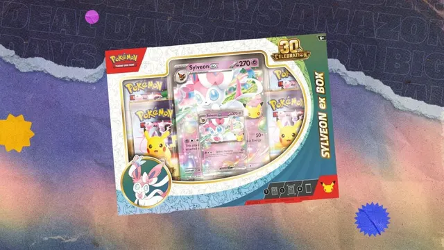 The Pokémon TCG 30th Celebration Pokemon Sylveon ex Box is in stock and on sale at Amazon — save… — image from Mashable