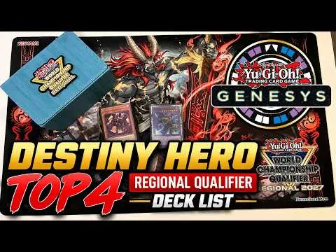 Destiny HERO TOP 4 Yugioh! Regionals! OCT 2026 | Genesys Deck Profile + Werewolves' Secret Update — image from YouTube