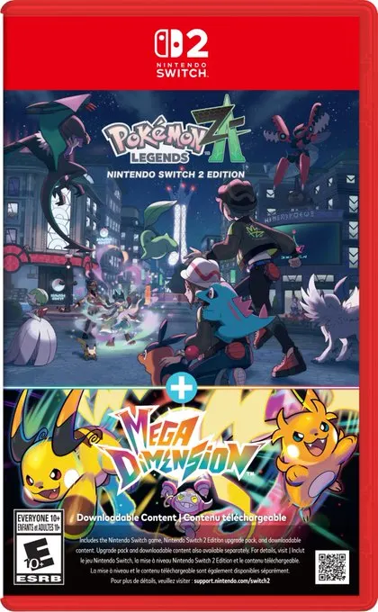 Pokémon Legends: Z-A Switch 2 Edition and Mega Dimension bundle launches — image from Pokemon Blog