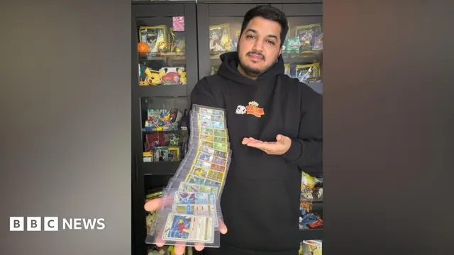 Collector buys £18k Pokémon cards in record auction — image from BBC