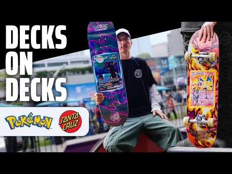 Pokémon TCG x Santa Cruz Skateboards collection launches Oct. 17 — image from Pokemon Blog
