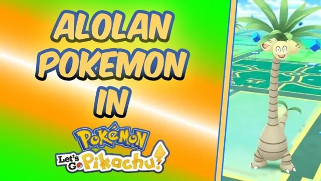 Alolan Pokemon in Pokemon Let’s Go Trade Locations — image from Dexerto