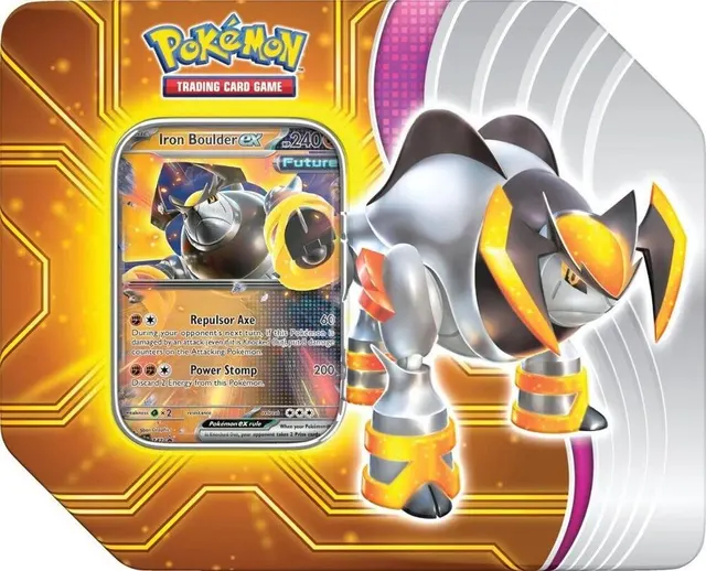 Pokémon - Paradox Destinies Tin [Iron Boulder ex] - Miscellaneous Cards & Products (MCAP) - Sealed… — image from Fanatics Collect (ex-PWCC)